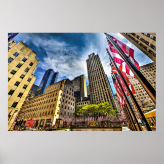 Poster Rockefeller Plaza, le 4 juillet 2010