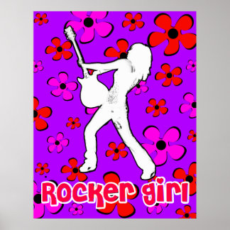 Poster Rocker Girl