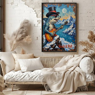 Poster Rocker Shark, Icy Stage Présence