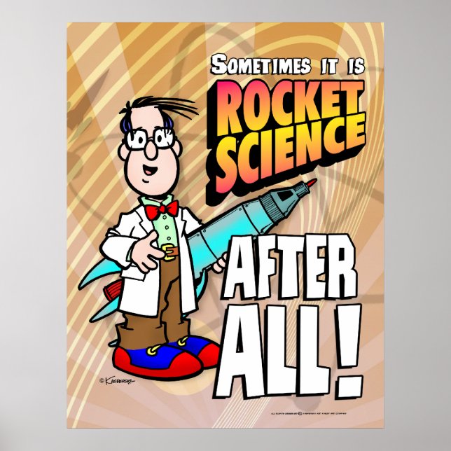 Poster Rocket Science (Devant)