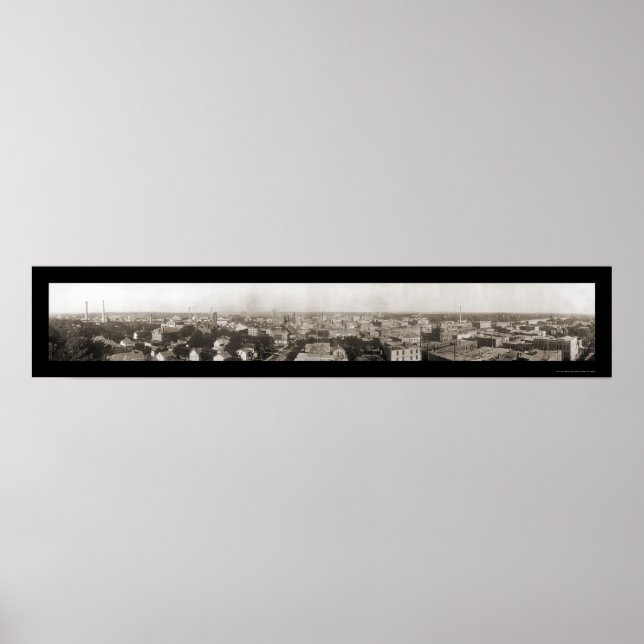Poster Rockford IL Photo panoramique 1911 (Devant)