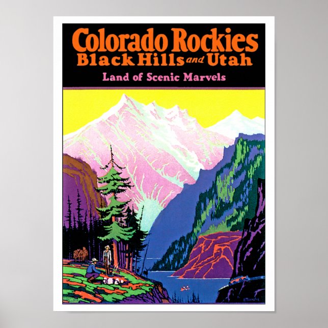 Poster Rockies du Colorado (Devant)