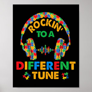 Poster Rockin' À Un Autre Enfant De Sensibilisation Autis