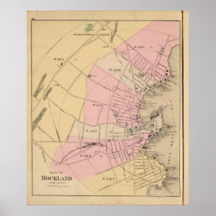 Poster Rockland, Maine