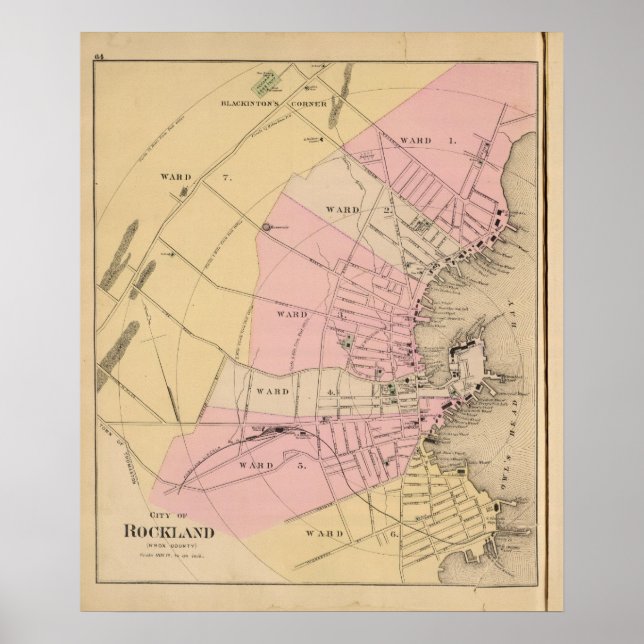 Poster Rockland, Maine (Devant)