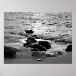 Poster Rocks on Beach Photo 88