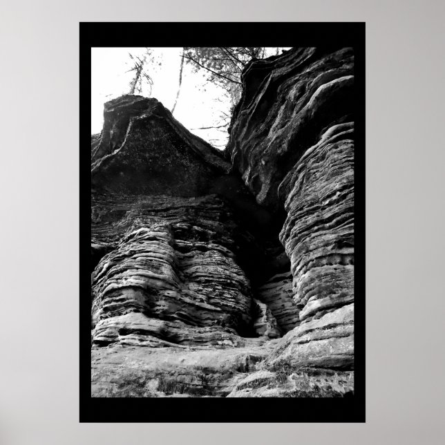 Poster Rocks Wisconsin Dells (Devant)