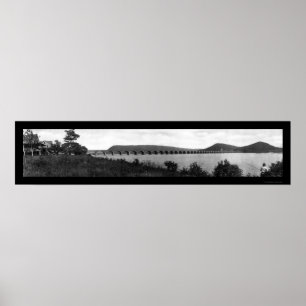 Poster Rockville RR Bridge PA Photo 1905