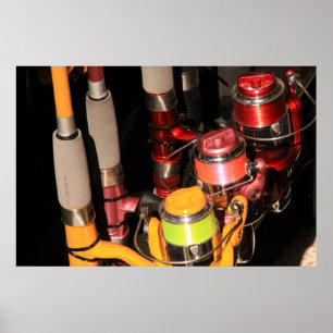 Poster Rod Rainbow Fishing