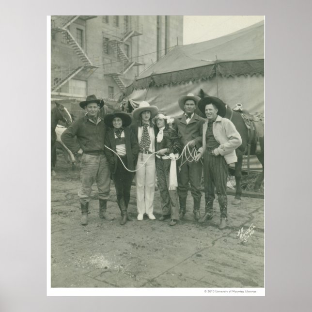 Poster Rodeo de Chicago, 1929. (Devant)