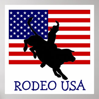 POSTER RODEO USA
