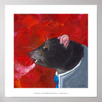 Rodney the Rat - costume d'affaires fumant art uni
