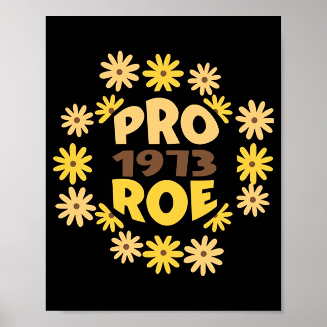 Poster Roe v Wade Rights ProChoice Feminist Pro (Devant)
