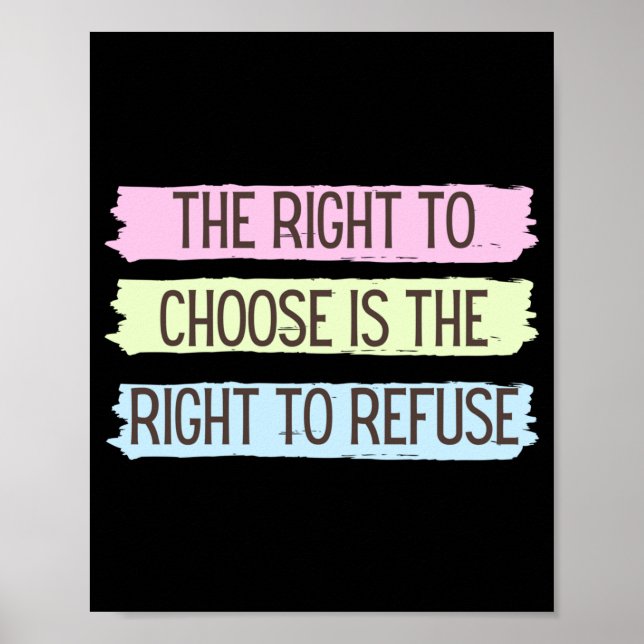Poster Roe Vs Wade Pro Choice Abortion Droits des femmes (Devant)