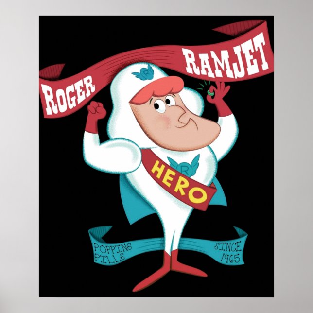 Poster Roger Ramjet héros de notre nation (Devant)