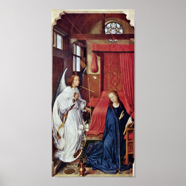 Poster Rogier van der Weyden - Annonciation (Devant)