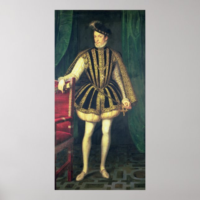 Poster Roi Charles IX de France, c.1565 (Devant)