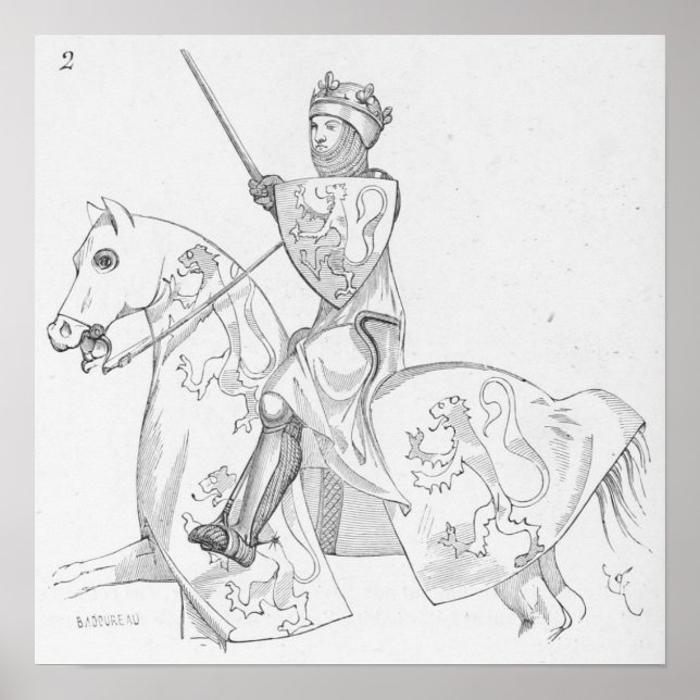 Poster roi d'Angleterre (Devant)