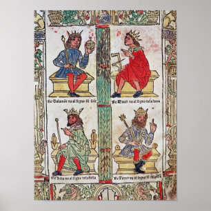 Poster Roi David, Salomon, Luba et Turnis