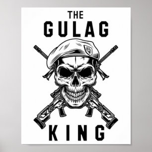 Poster Roi du Gulag Jeux Joueur Warzone Joueur Cadeau