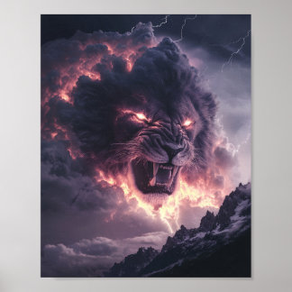Poster Roi Lion Tempête