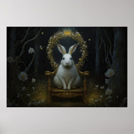 Poster Roi Rabbit couronné