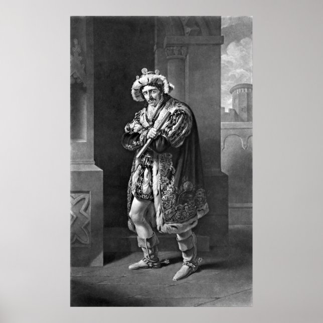 Poster Roi Richard III 1814 (Devant)