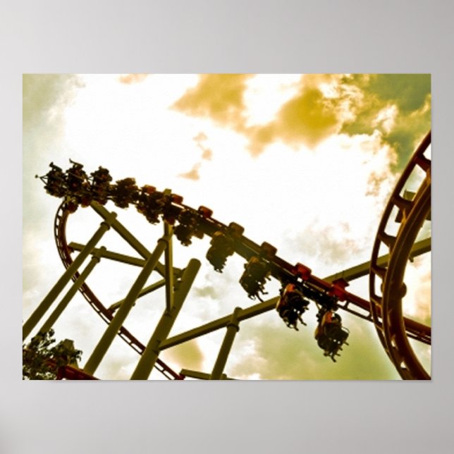Poster Rollercoaster (Devant)