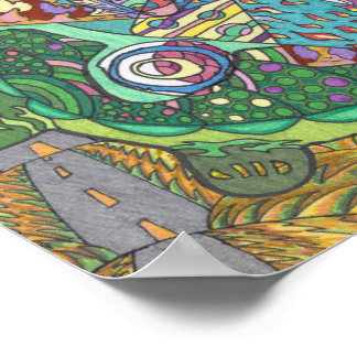 Poster Rolling Hills of Turtles