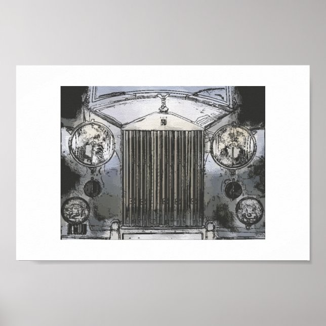 Poster Rolls Royce (Devant)