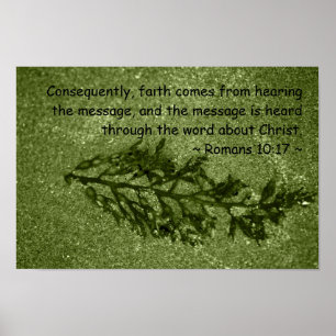 Poster Romains 10:17