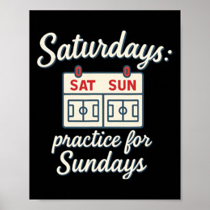 Poster Roman pour parent de foot du dimanche pour entraîn
