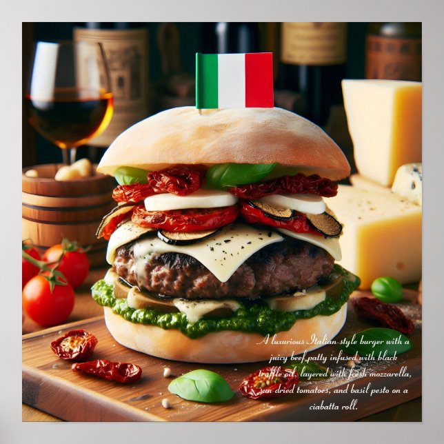 Poster Roman Rhapsody Burger Sensation (Devant)