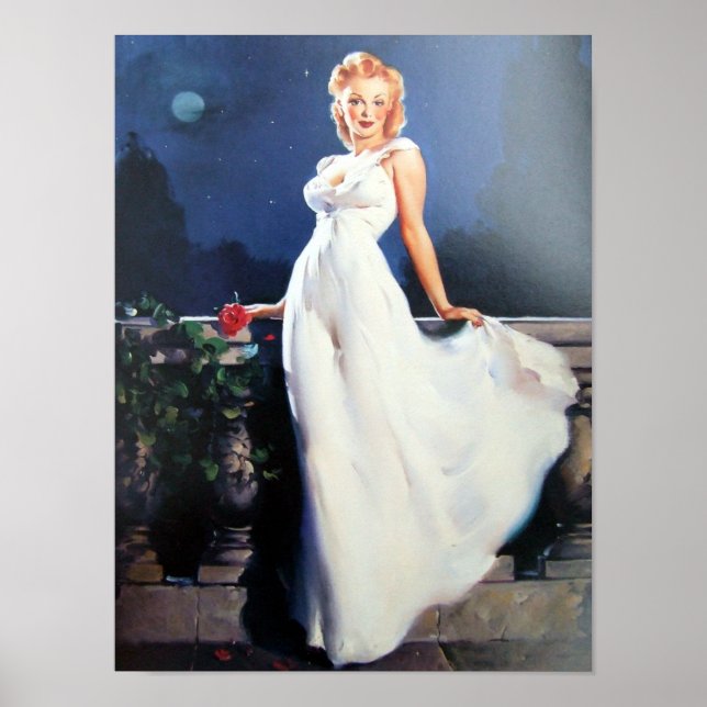 Poster Romance Pin Up (Devant)