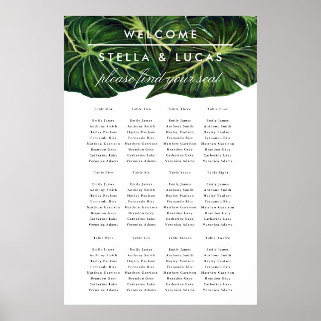 Poster Romance tropicale II (Devant)