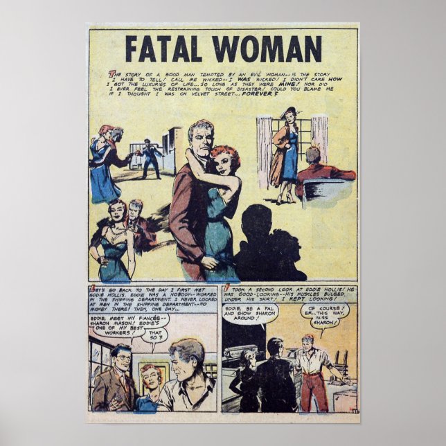 Poster Romance vintage (Devant)