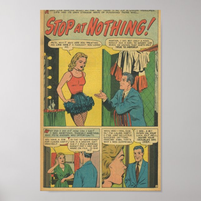 Poster Romance vintage (Devant)