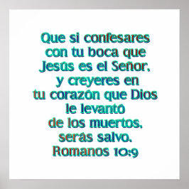 Poster Romanos 10:9
