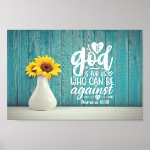 Poster Romans 8:31 If God for us who can be against us
