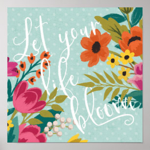 Poster Romantic Luxe X Laissez Votre Vie S'épanouir