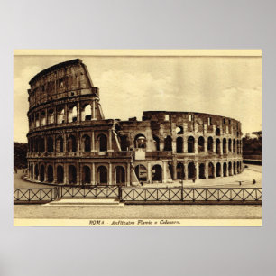 Poster Rome, Colisée en c. 1900