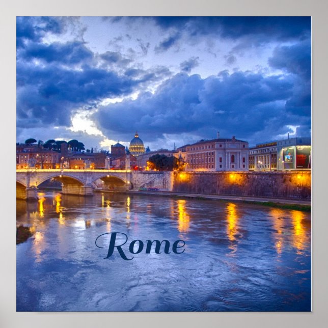 Poster Rome Italie Belle (Devant)