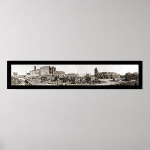 Poster Rome, Italie Colisée Photo 1909