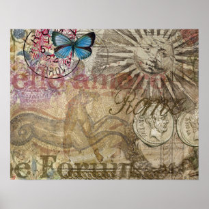 Poster Rome Italy Travel Vacation