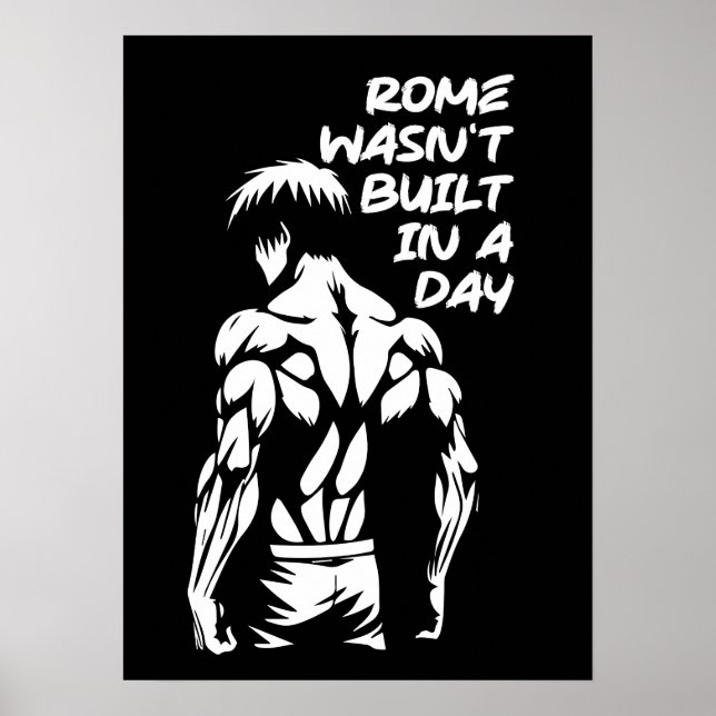Poster Rome n'a pas été construite en une journée - Bodyb (Devant)
