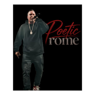 Poster Rome poétique