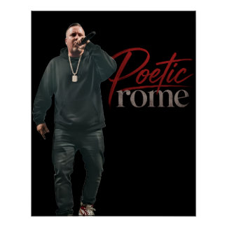 Poster Rome poétique