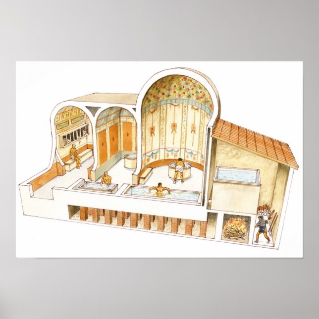 Poster Rome. Salle De Bains Privative (Devant)