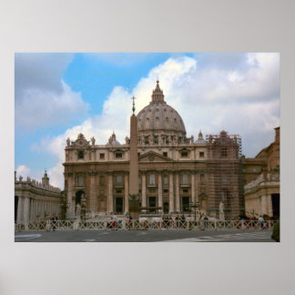 Poster Rome, Vatican, Basilique Saint-Pierre