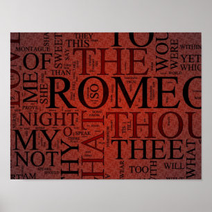 Poster Roméo et Juliette (Personnalisé V2 - 13" x 10")